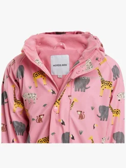 Børn Nordbjrn Nordbjørn Skagen Foret Regnsæt, Mini Safari Sachet Pink