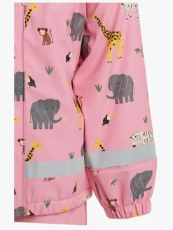 Børn Nordbjrn Nordbjørn Skagen Foret Regnsæt, Mini Safari Sachet Pink