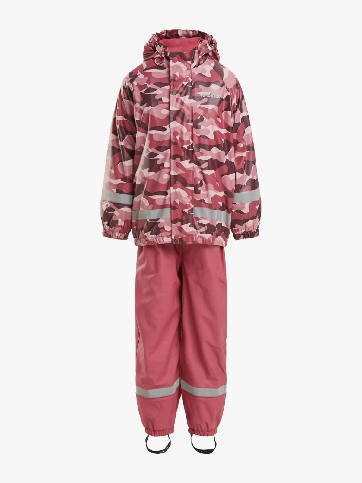 Børn Nordbjrn Regntøj-Nordbjørn Skagen Foret Regnsæt, Hide and Seek Pink