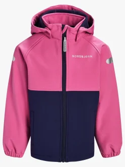 Børn Nordbjrn Nordbjørn Skanör Softshelljakke, Ibis Rose