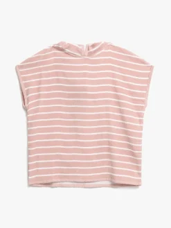 Børn Nordbjrn Nordbjørn Skrea Badeponcho, Pink Stripe