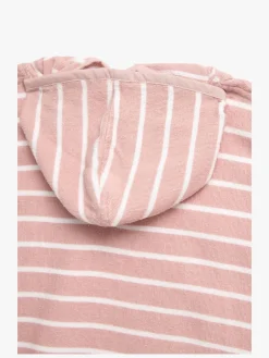 Børn Nordbjrn Nordbjørn Skrea Badeponcho, Pink Stripe