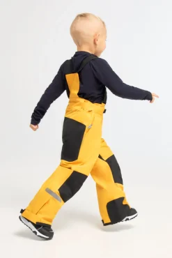 Børn Nordbjrn Nordbjørn Snowfall Skibukser, Sunflower/Solid Black
