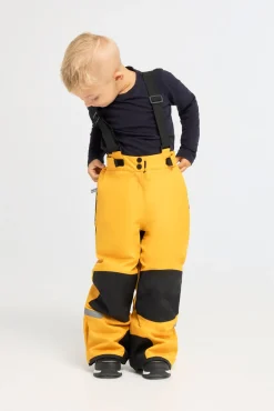 Børn Nordbjrn Nordbjørn Snowfall Skibukser, Sunflower/Solid Black