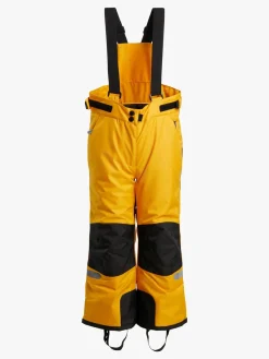 Børn Nordbjrn Nordbjørn Snowfall Skibukser, Sunflower/Solid Black
