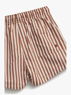 Børn Nordbjrn Nordbjørn Solarino Badebukser, Brown Stripe