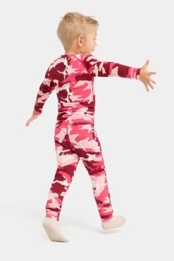 Undertøj|Nordbjrn Nordbjørn Verbier Skiundertøj Bamboo, Camo Pink Lyserød