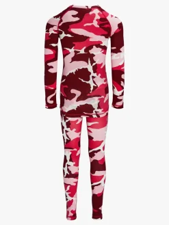 Undertøj|Nordbjrn Nordbjørn Verbier Skiundertøj Bamboo, Camo Pink Lyserød