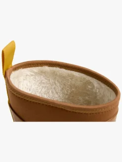 Børn Nordbjrn Nordbjörn Viskan  Forede Gummistøvler, Tobacco Brown/York Yellow