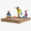 NordicPlayActive Nordic Play Sandkasse Lærketræ 150x150 cm