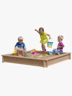 NordicPlayActive Nordic Play Sandkasse Lærketræ 150x150 cm