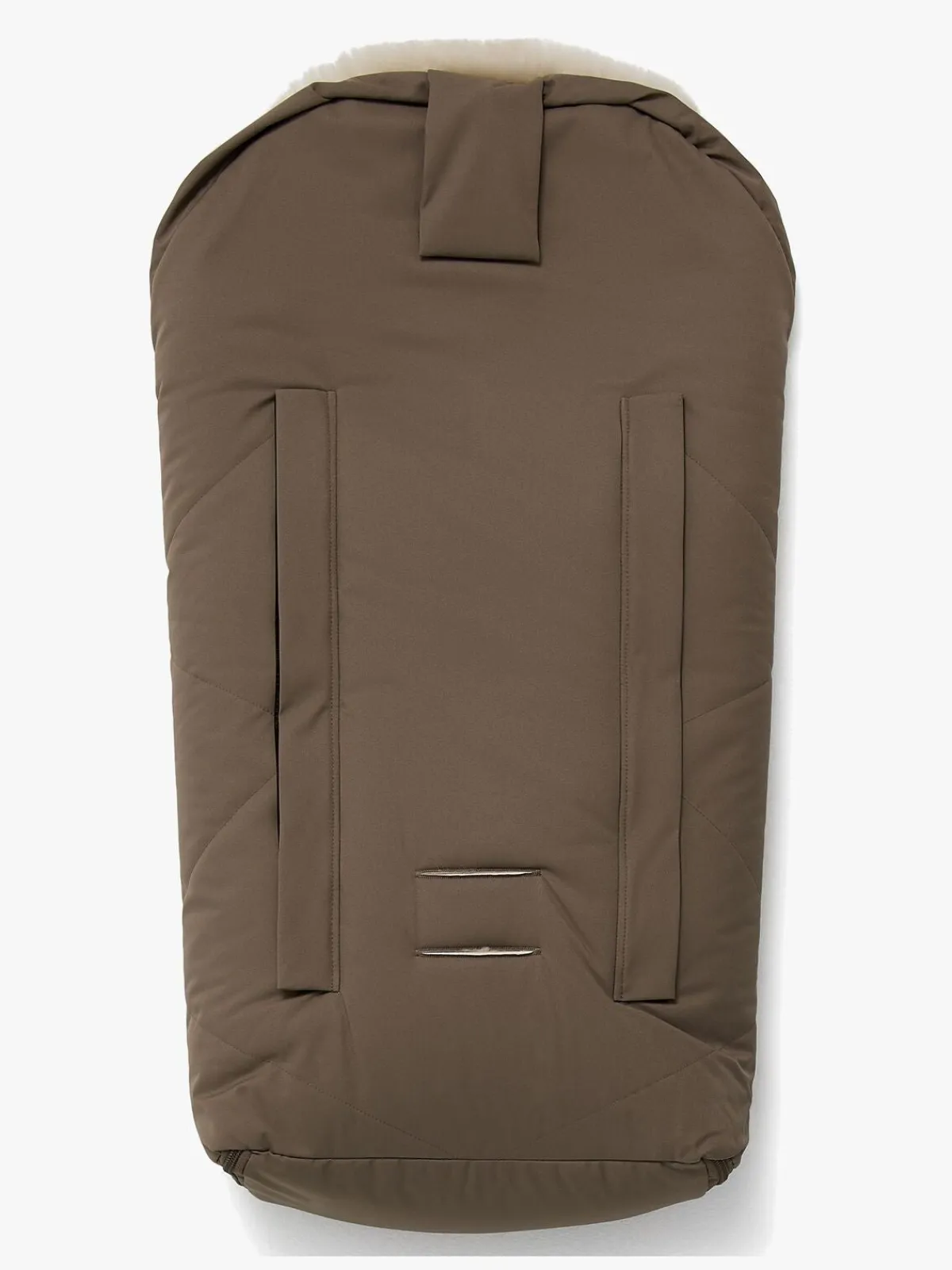 Køreposer|Nordlys Fenya Mini Lammeskindskørepose, Valnød/Beige Brun/Beige