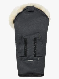 Køreposer|Nordlys Idun Mini Lammeskindskørepose, Grey/Natural Grå/Hvid