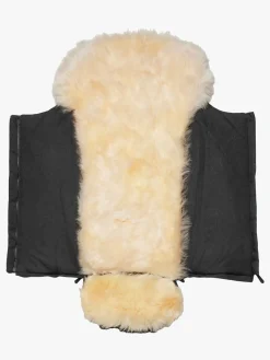 Nordlys Saga Lammeskindskørepose, Sort/Natur