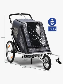 North135 North 13.5 Speeder 2 Cykelanhænger, Grey