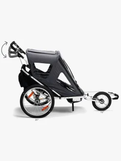 North135 North 13.5 Speeder 2 Cykelanhænger, Grey