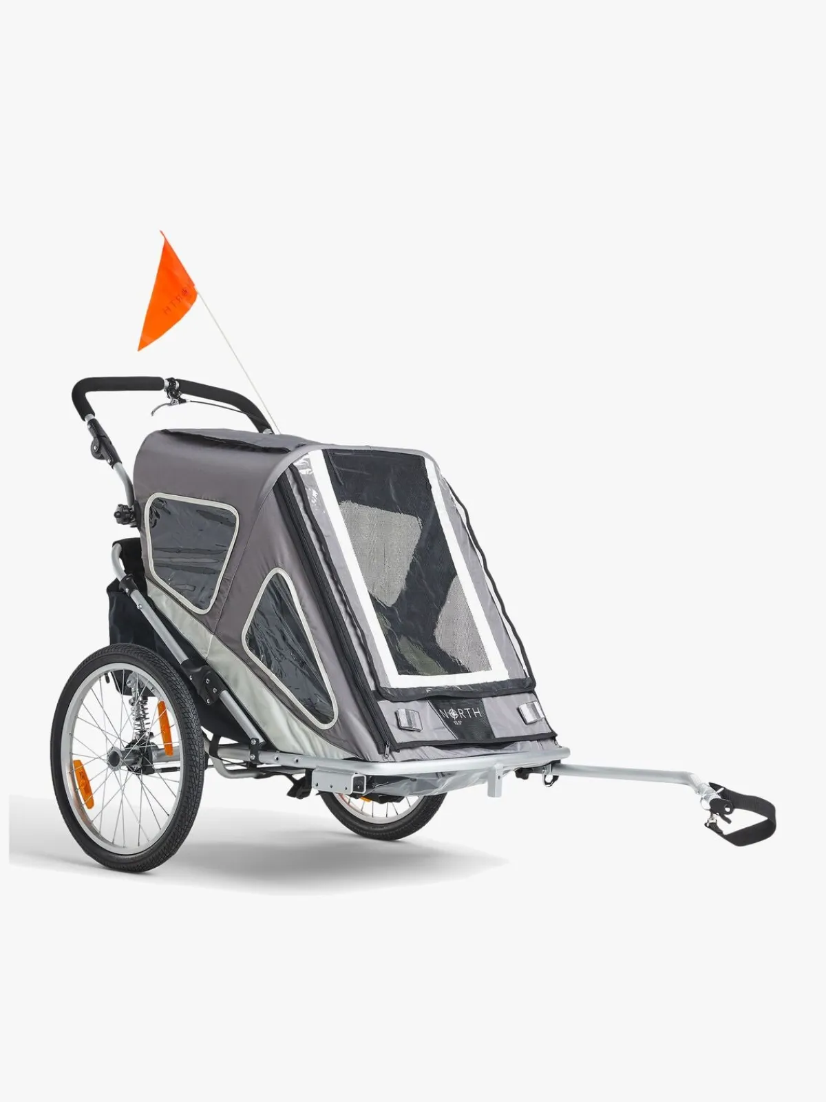 North135 North 13.5 Speeder 2 Cykelanhænger, Grey