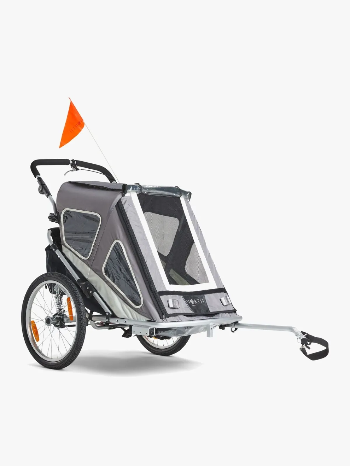 North135 North 13.5 Speeder 2 Cykelanhænger, Grey