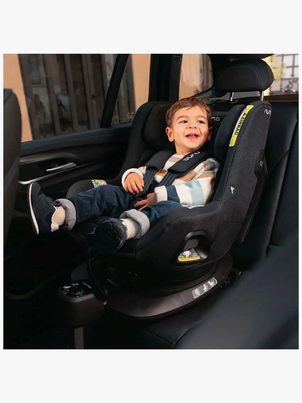 Autostole 15-36 Kg|Autostole 9-36 Kg|Nuna PRUU Autostol, Caviar Sort