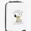 Børn Snoopy Nuser Kabin Kuffert 40L Friends Forever, Hvid