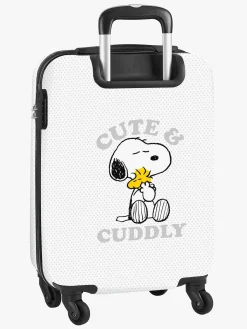 Børn Snoopy Nuser Kabin Kuffert 40L Friends Forever, Hvid