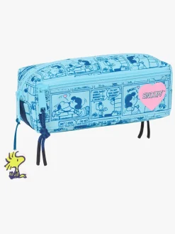 Snoopy Nuser Penalhus med 3 Rum Love, Lyseblå