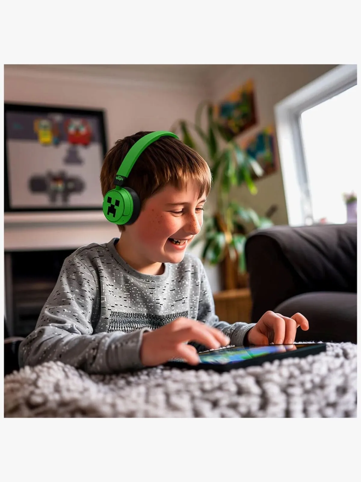 OTLTechnologies OTL Minecraft On-Ear Høretelefoner 85/95dB