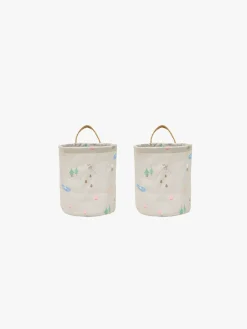 Børn OYOY Opbevaring-Deer & Duck Opbevaringskurve Small 2-pak