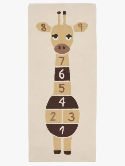 Børn OYOY Giraffe Hopscotch Legetæppe, Yellow