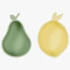 OYOY Spisetid-Lemon & Pear Snacks Skål, Yellow/Green