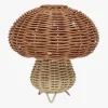 Børn OYOY Mushroom Rattan Natlampe, Nature