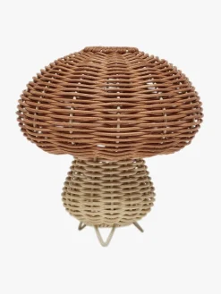Børn OYOY Mushroom Rattan Natlampe, Nature