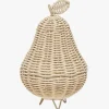Børn OYOY Pear Rattan Natlampe, Nature