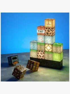 Børn Paladone Minecraft Building Block Lampe