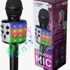 Musikinstrumenter|PartyFunLights Karaokemikrofon Bluetooth, Sort
