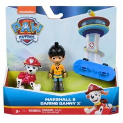 PawPatrol Paw Patrol Hero Pup Sæt Daring Danny og Marshall