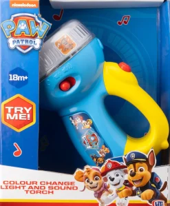 PawPatrol Paw Patrol Lommelygte med Lyd