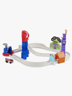 PawPatrol Legetøjsbiler & -Fartøjer|Legetøjsfigurer-Paw Patrol Movie True Metal City Rescue Playset