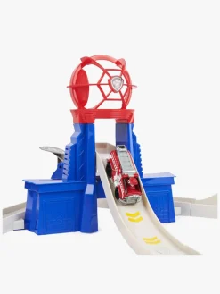 PawPatrol Legetøjsbiler & -Fartøjer|Legetøjsfigurer-Paw Patrol Movie True Metal City Rescue Playset