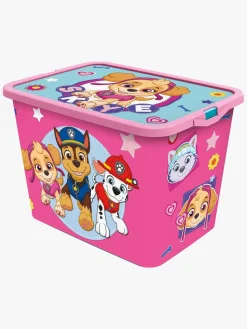 Børn PawPatrol Paw Patrol Opbevaringskasser Sæt 23l & 7l, Pink
