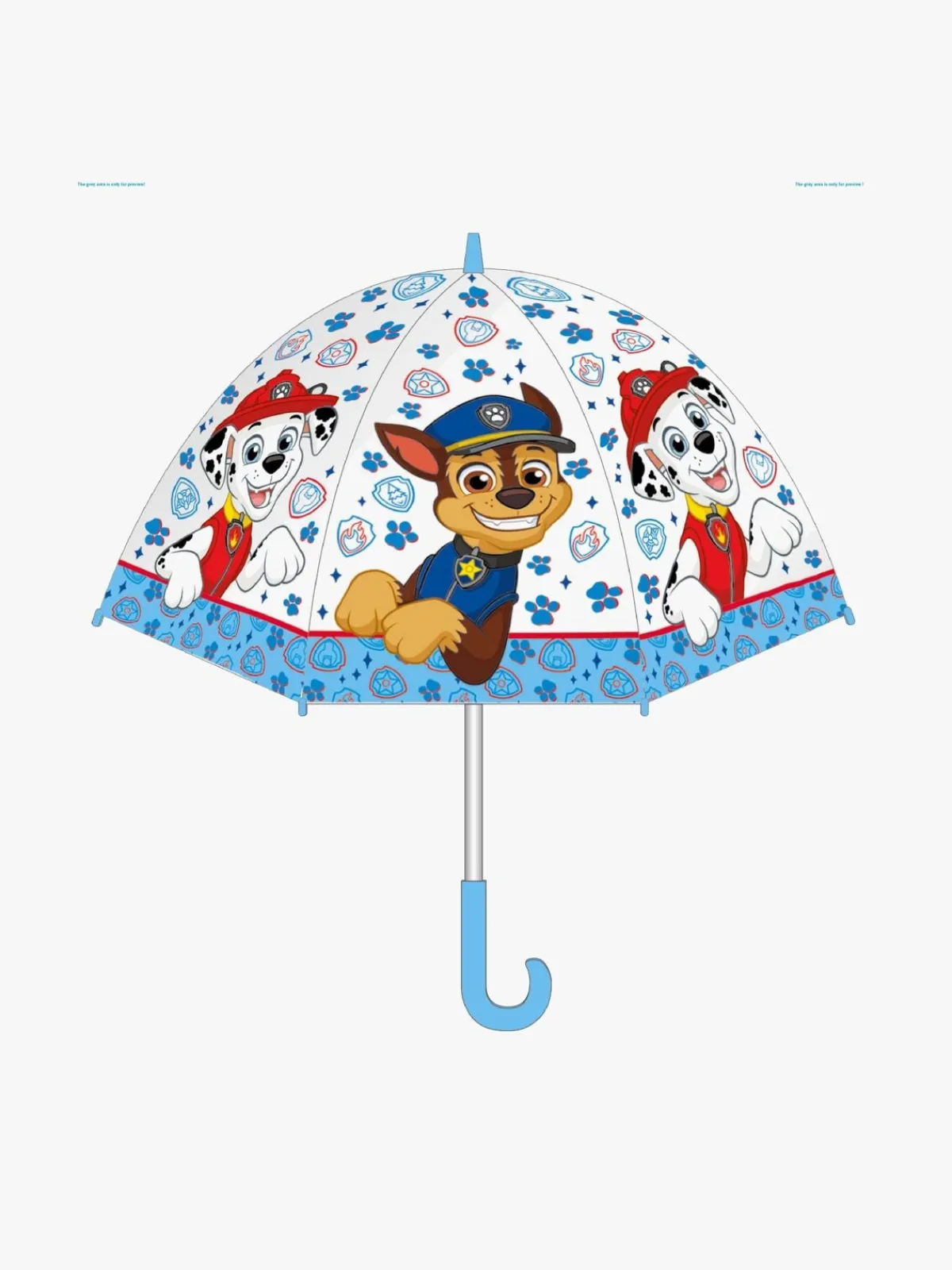Børn PawPatrol Tilbehør-Paw Patrol Paraply, Blå