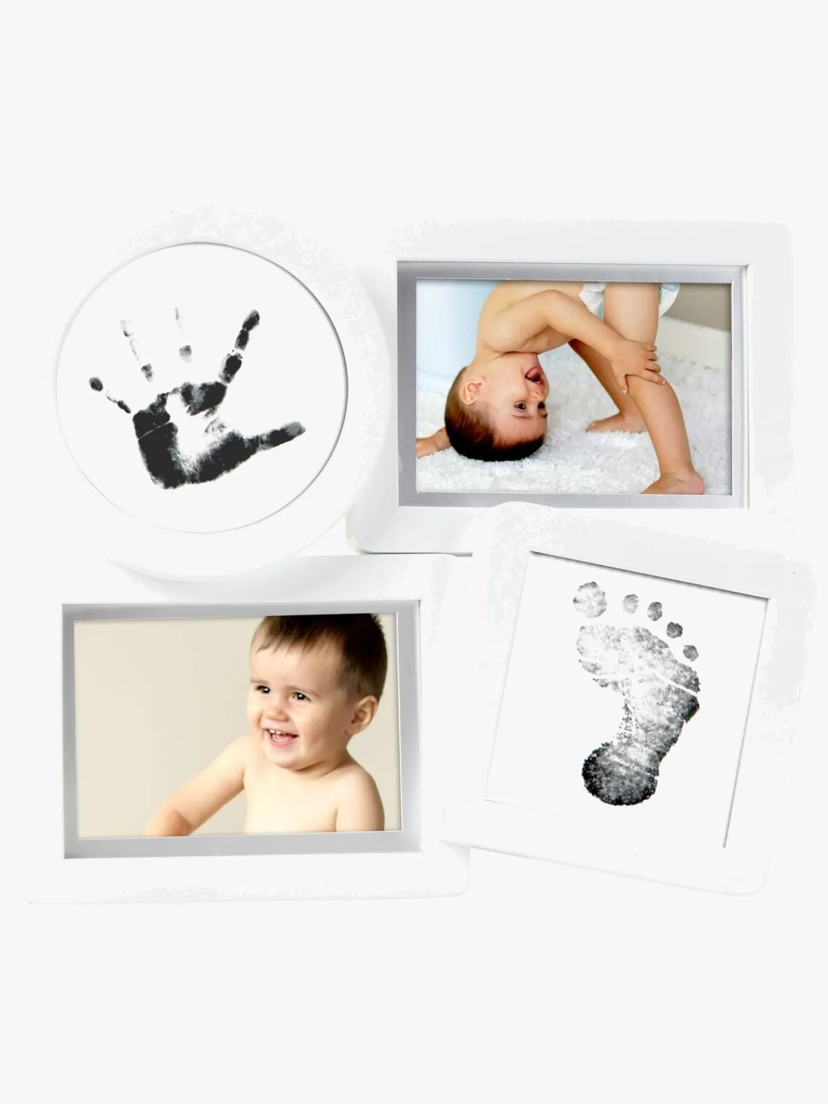 Interiør|Pearhead Babyprints Kollage Ramme, Hvid
