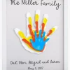 Børn Pearhead Interiør-Clear Family Print Ramme, Hvid
