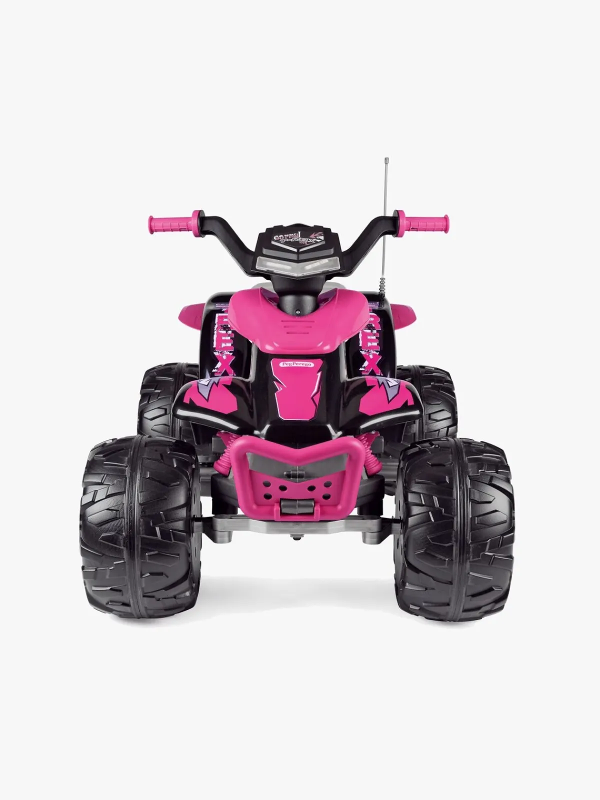 PegPerego PegPérego Corral T-Rex Firehjulet ATV 330W, Lyserød/Sort