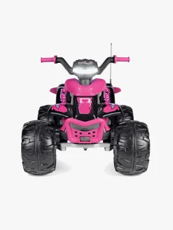 PegPerego PegPérego Corral T-Rex Firehjulet ATV 330W, Lyserød/Sort