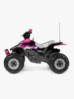 PegPerego PegPérego Corral T-Rex Firehjulet ATV 330W, Lyserød/Sort