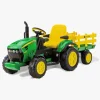 Børn PegPerego PegPérego John Deere Ground Traktor, Grøn