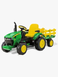 Børn PegPerego PegPérego John Deere Ground Traktor, Grøn