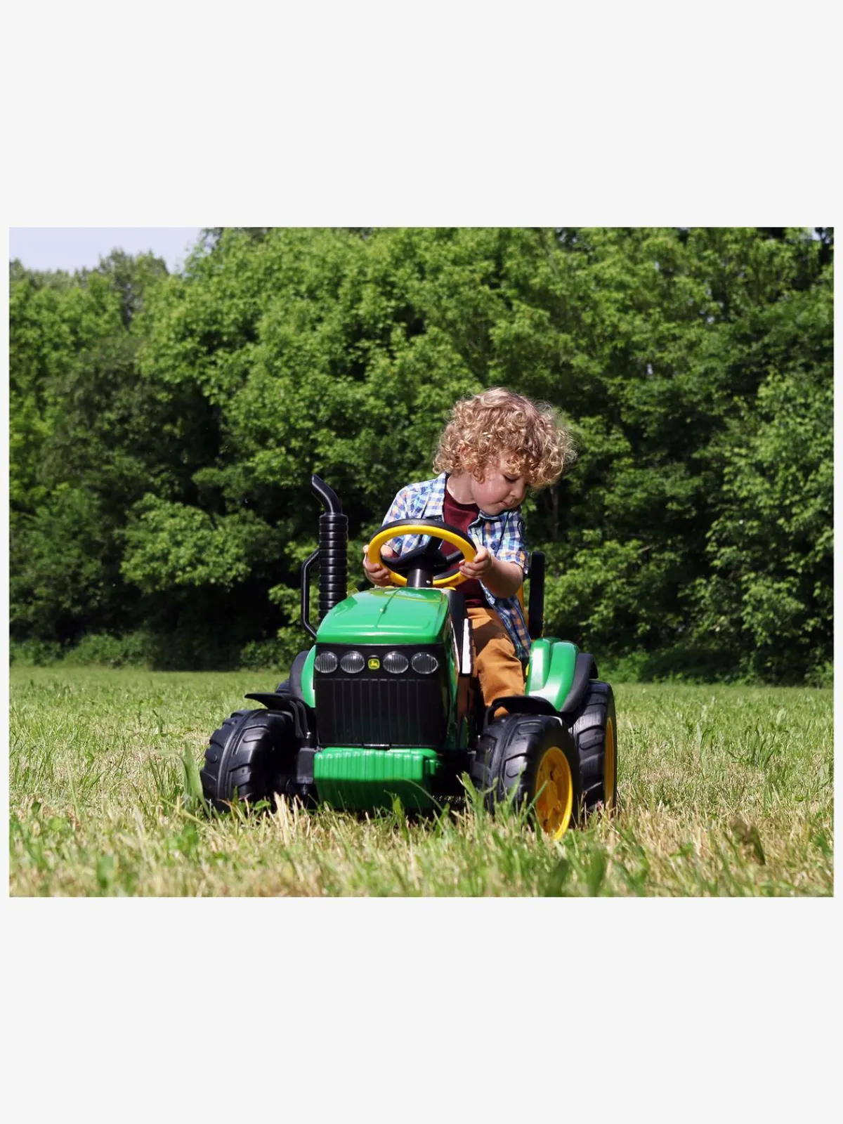 Børn PegPerego PegPérego John Deere Ground Traktor, Grøn