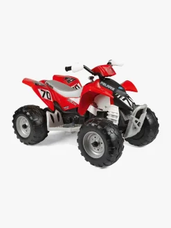 Elbiler & -Køretøjer|PegPerego PegPérego Polaris Outlaw Firehjulet ATV 330W, Rød/Hvid